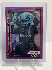 2025 Topps Chrome F1 Formula 1 George Russell Pink Refractor /250 #103