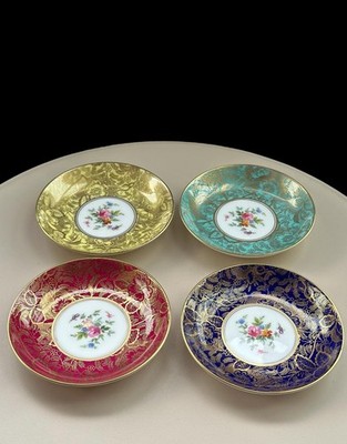 4er Set Minton Brokat kleine Teller Schmuckschale