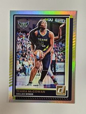 2025 Panini Donruss WNBA #57 Teaira McCowan Silver Holo Foil Dallas Wings