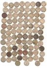 RARE 2nd Lot of 91 Buffalo Nickels Mixed Dates 2 ROLLS PARTIAL DATES / NO DATES