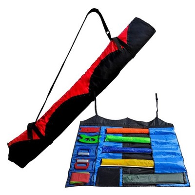 Simxkai Large Stunt Kite Bag, Quad Line Flying Bag for Extra, Black