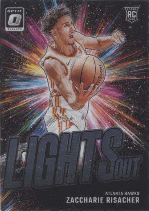 2024-25 Donruss Optic Lights Out Zaccharie Risacher Lights Out