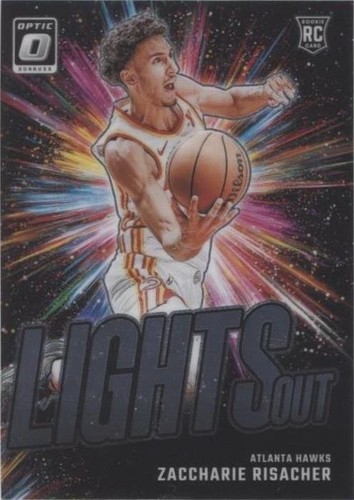 2024-25 PANINI DONRUSS OPTIC LIGHTS OUT ZACCHARIE RISACHER RC VGC GEM MT 10 IJ49