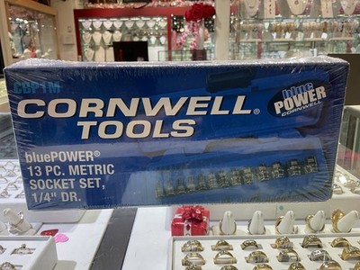 CORNWELL TOOLS CBP1M 13 PC METRIC SOCKET SET 1/4 DR (CJL058065)