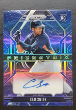 2025 Panini Prizm Cam Smith Prizmatrix RC Auto Blue 2/49 #PA-CS Houston Astros