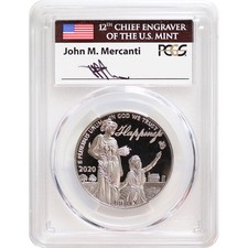 2020 W $100 Platinum Eagle 1oz PCGS PR-70 DCAM First Day of Issue Mercanti 4095.00 per troy oz