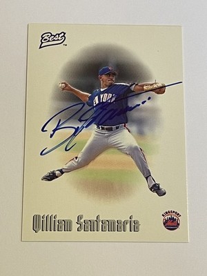 1996 Best Baseball Autograph - William Santamaria - Kingsport Mets