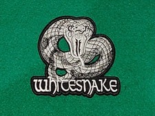 WHITESNAKE (a) Rock Music Patch Sew / Iron On Festival Badge