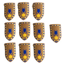 Playmobil,SHIELDS,EGYPTIAN,SCARAB,BEETLE,LOT OF 10,BRAND NEW