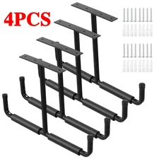 4 Pack Overhead Garage Storage Hooks Heavy Duty Utility Ceiling Hanger Rack US