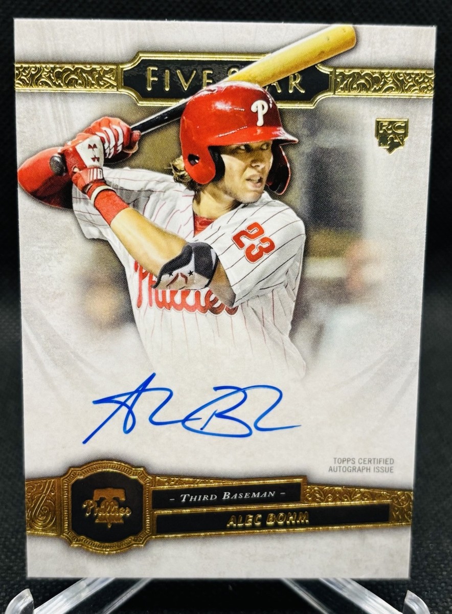 ALEC BOHM　TOPPS FIVE STAR ＆  GOLD LABEL 2021 Topps Five Star ALEC BOHM RC On Card AUTO ROOKIE