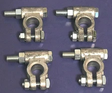 NEW! 4 Military Style Top Post Battery Terminals For Off-Road Vehicles DURABLE