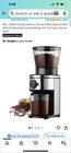 Ollygrin Burr Coffee Grinder, With 30 Adjustable Grind Settings,2-12 Cups