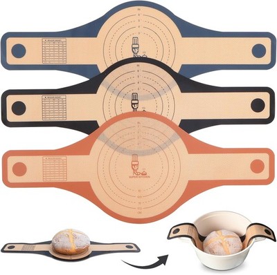 SUPER KITCHEN 3PCS 2Größe 24cm&21cm Silikon Brotschlinge mit Extra Breiten und