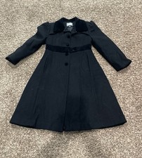 Rothschild 100 Wool Long Button Down Coat Kids Size 10