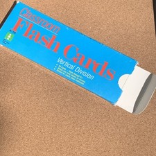 Vintage Ideal School Supply Co Division Flash Cards No 7239 Classroom