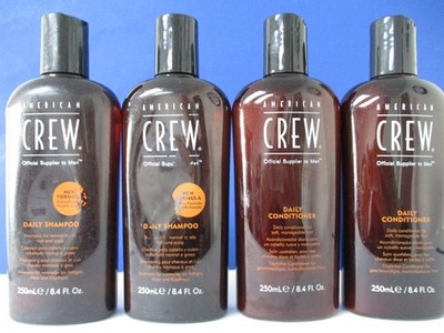 AMERICAN CREW DAILY SHAMPOO AND DAILY CONDITIONER 8.4 OZ scuffs (Lot of 4)