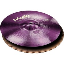 Paiste Color Sound 900 Sound Edge HiHat Cymbal, Purple 14 in. Top