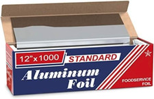 12" X 1000' Aluminum Foil Roll 1 Roll