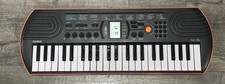 CASIO SA-76 44-key Mini Electronic Keyboard 100 tones 50 rhythms Orange Works