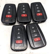 LOT OF 5 OEM TOYOTA SMART KEY FOB REMOTES HYQ14FBN 4 BUTTONS
