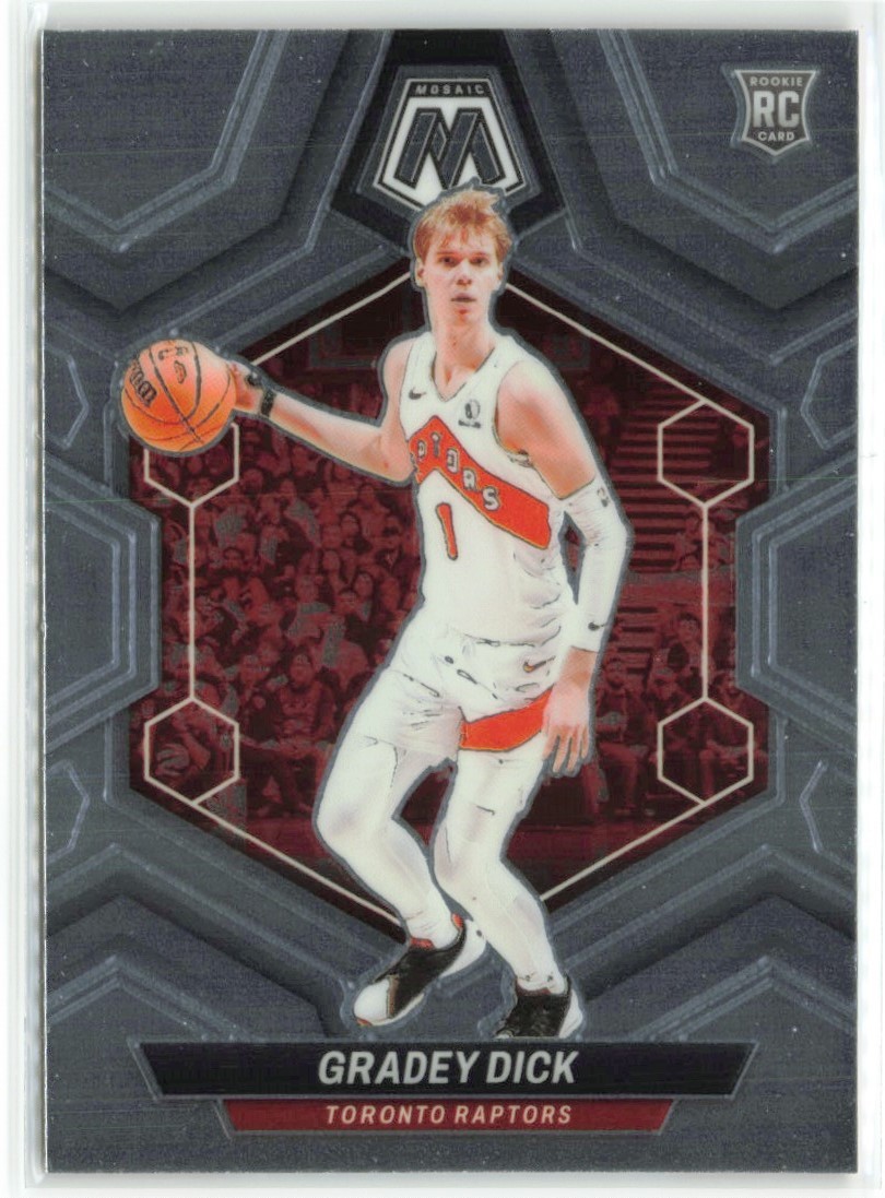 Gradey Dick RC 2023-24 Panini Mosaic Toronto Raptors #239