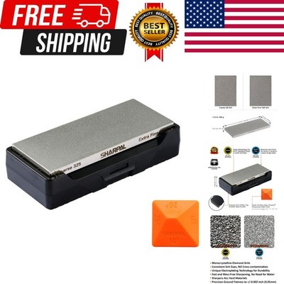156N Double-sided Diamond Sharpening Stone Whetstone Knife Sharpener | Coarse...