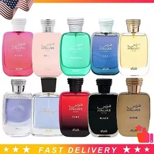 Hawas For Him / FIRE / PINK / ICE / ELIXIR / BLACK / ECLAT Eau De Parfum 3.4OZ