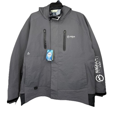 NEW! Magellan PRO Fishing Storm Jacket/ Men s (3XL) WHEELER Gray Nylon NWT