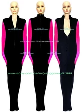 Unisex Black/Pink Spandex Mummy Suit Costumes Sleeping Bag internal Sleeves F555