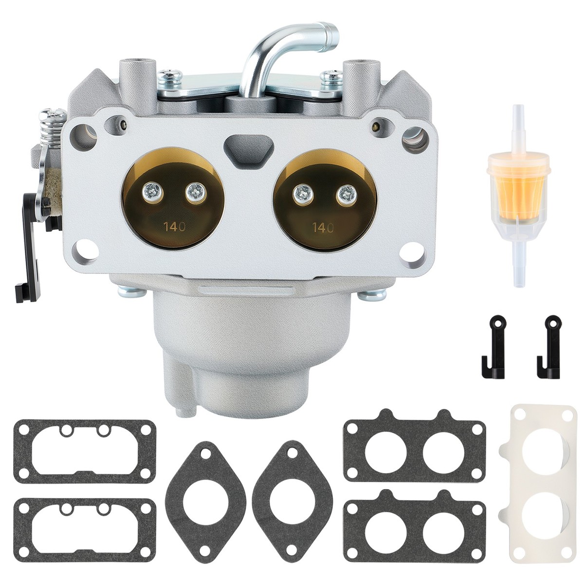 V　4点セット Carburetor Carb kit for Kawasaki FH641V FH661V 15004-0763 15004