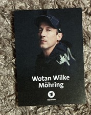 Autogrammkarte Wotan Wilke Möhring Tatort Münster 2026 handsigniert ARD