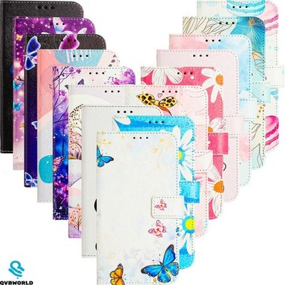 Muster Wallet Stand Handy Hülle für ZTE Blade A56 Pro A36 A56 A76 A35E V70 Max