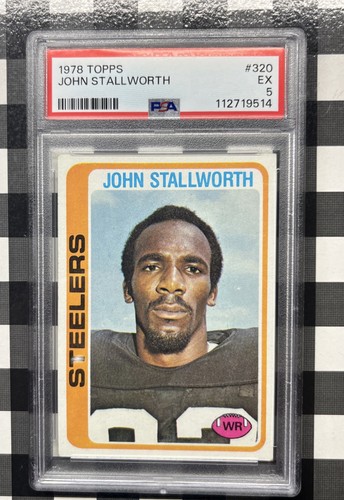 1978 Topps Football JOHN STALLWORTH #320 🔥Graded PSA 5 🔥 Pittsburgh Steelers