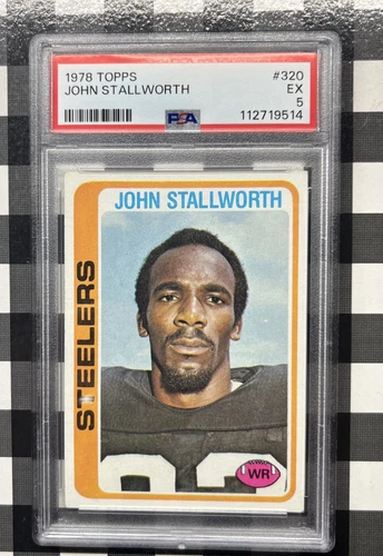 1978 Topps Football JOHN STALLWORTH #320 🔥Graded PSA 5 🔥 Pittsburgh Steelers