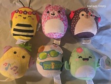 Lot of 6 McDonald's Squishmallows 2023 Happy Meal Plush