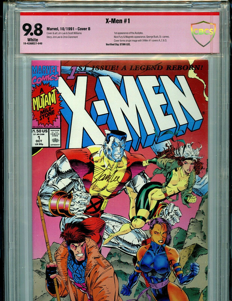 Stan Lee Verified Autograhed X-Men #1B CBCS 9.8 NM/M Marvel
