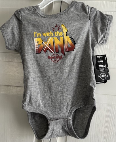 Hard Rock Tampa 12-18M grau Kurzarm Einteiler - Bild 1 von 4