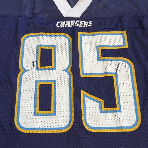 Antonio Gates Los Angeles Chargers #85 Jersey Reebok NFL Players Mens Medium EUC - Picture 5 of 11