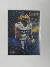 David Ojabo 2022 Select Draft Picks #194 Field Level Blue Rookie Card RC Ravens