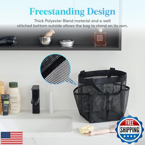 Lifewit Mesh Shower Caddy Freestanding Portable Shower Tote Bag for College D - Picture 3 of 5