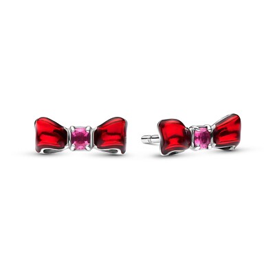 PANDORA Schmuck Damen-Ohrstecker Disney Schneewittchen Schleife 293779C01