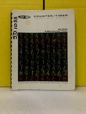 Systron Donner SD 1033 5 MHz Counter-Timer Instruction Manual