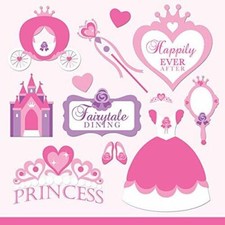 Princess Scrapbook Stickers 60133 