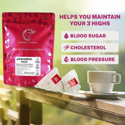 #ad #ad Lowsutea Mini. Manage Blood Sugar Cholesterol amp; Blood Pressure Sugar Detox tea $25.00