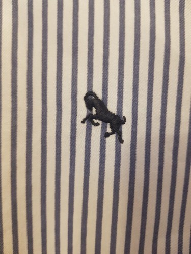 Lovely 'H&M L.O.G.G' white,blue, pinstripe Boys Shirt Size 152cm - Picture 4 of 17