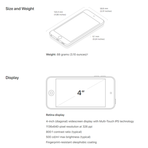 NUEVO Sellado Apple iPod Touch 7ª Generación 256 GB Todos los Colores - MP3 MP4 al por mayor - Imagen 8 de 17