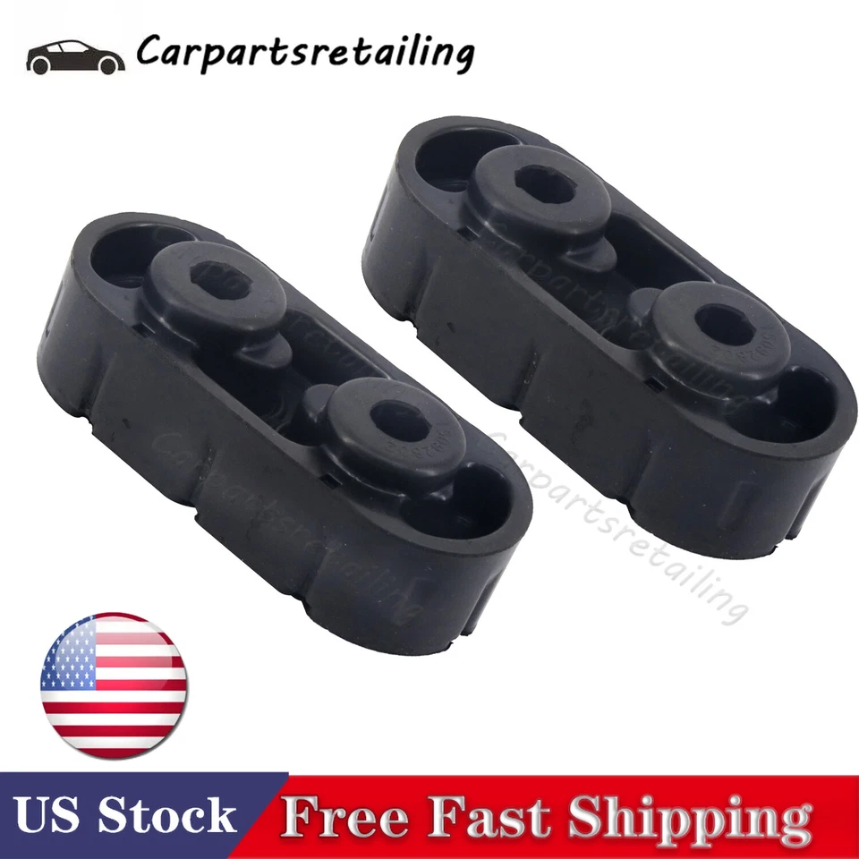 2*Aislador de suspensión de silenciador de escape para Chevrolet Silverado 1500 WT doble cabina 5,3 L Foto 4 de 4