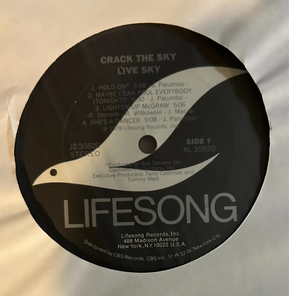 LP:   CRACK THE SKY - Live Sky - Image 3 of 3