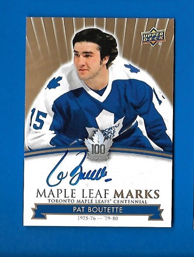2017-18 TORONTO MAPLE LEAFS CENTENNIAL LEAF MARKS AUTOGRAPH & AKA CARD SEE LIST - Picture 68 of 91
